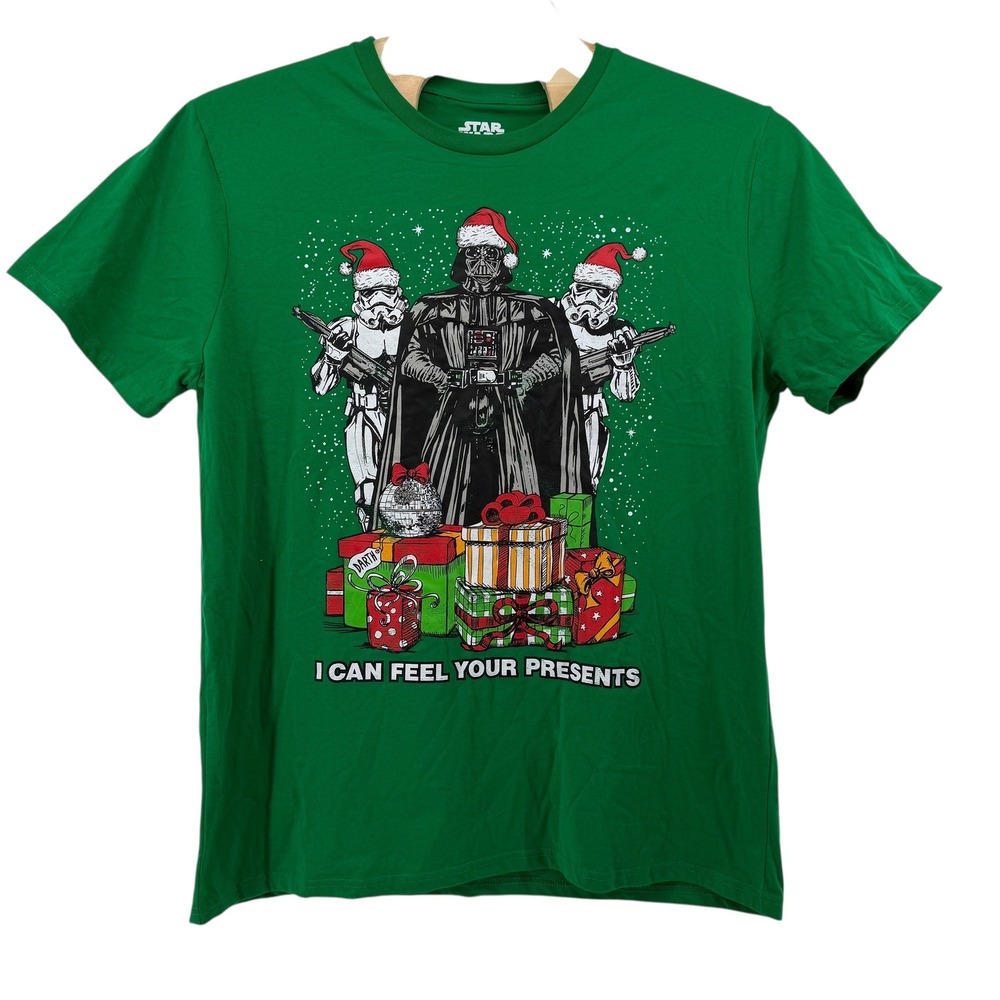 Star Wars Darth‎ Vader Stormtrooper Christmas T Shirt Mens XXL